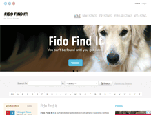 Tablet Screenshot of fidofindit.com